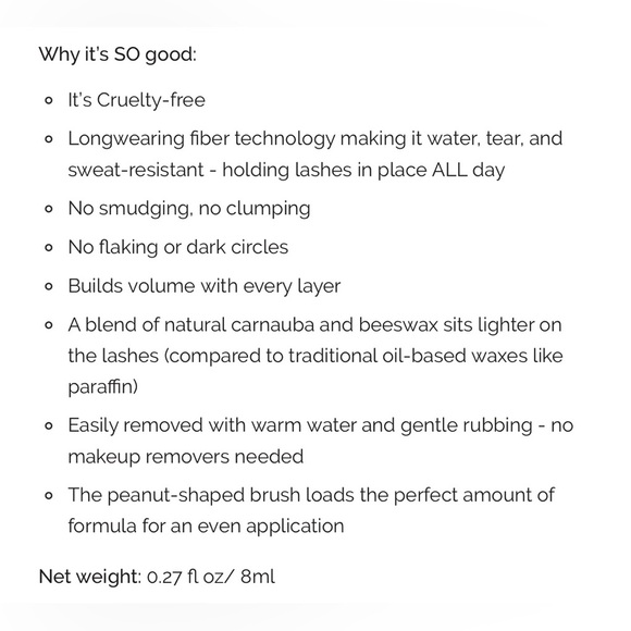 NIB Elizabeth Mott It's So Big Volumizing Mascara in Black - Picture 9 of 9